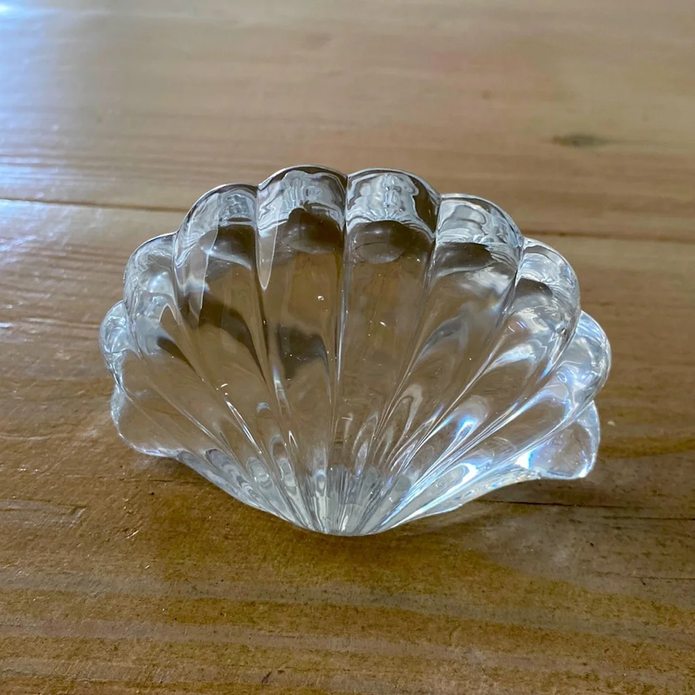 Glass Shell Paper Weight - Picture 1 of 6